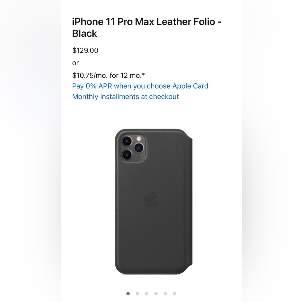 APPLE IPhone 11 Pro Max Leather Wallet Phone Case